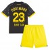 Borussia Dortmund Emre Can #23 Dětské Oblečení Venkovní Dres 2023-24 Krátkým Rukávem (+ trenýrky)